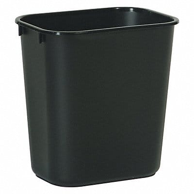 F9114 Wastebasket Rectangular 3-1/4 gal Black