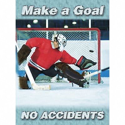 Safety Poster 22 in x 17 in Plastic