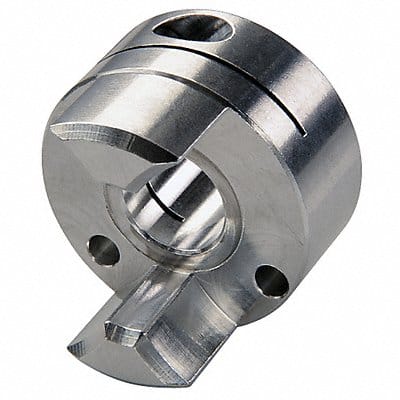 Curved Jaw Coupling Hub 4mm Aluminum