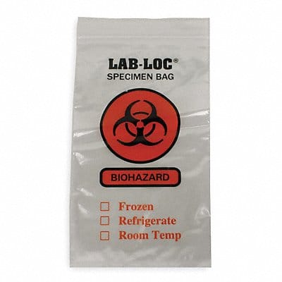 Transfer Bag 10 in L 6in W CLR PK1000