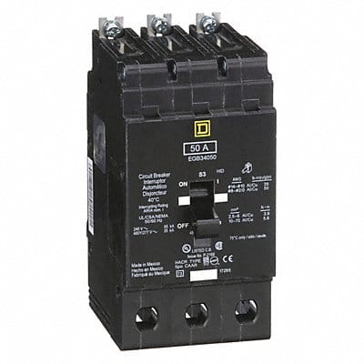 Circuit Breaker 50A Bolt On 277/480V 3P