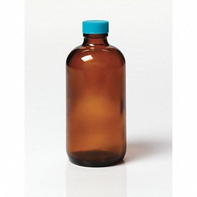 Bottle 112 mm H Amber 48 mm Dia PK24