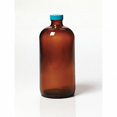 Bottle 168 mm H Amber 74 mm Dia PK12