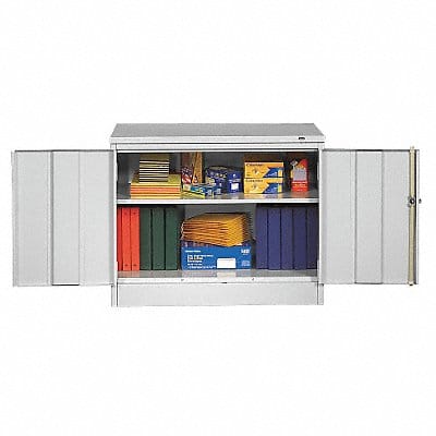 Storage Cabinet 30 x36 x18 LtGry 2Shlv