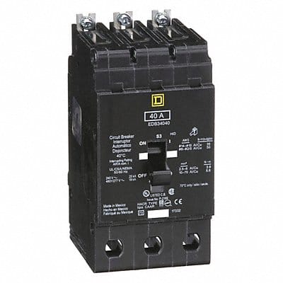 Circuit Breaker 40A Bolt On 277/480V 3P