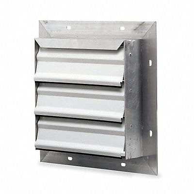 Shutter Wall 36 In SGL Pannel White Alum