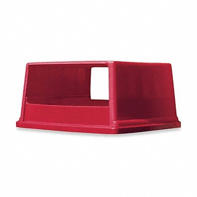 D0247 Trash Can Top Canopy Stays Open Red