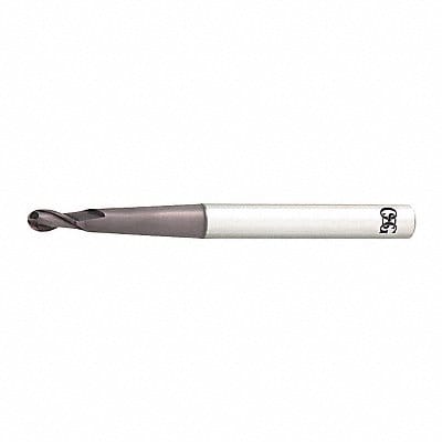 Ball End Mill Single End 3/8 Carbide