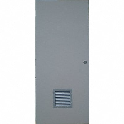 D2856 Steel Door with Louvers 84x36 In