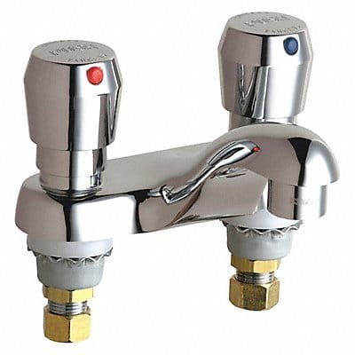Low Arc Chrome Chicago Faucets 802
