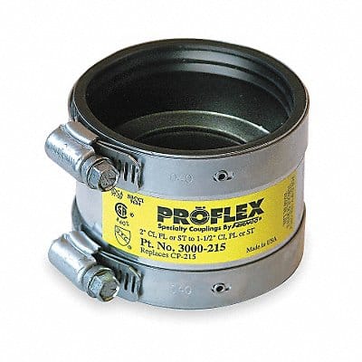 Transition Coupling Neoprene 2 x 1 1/2