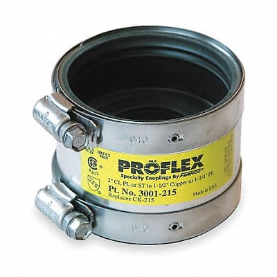 Transition Coupling Neoprene 2 x 1 1/2