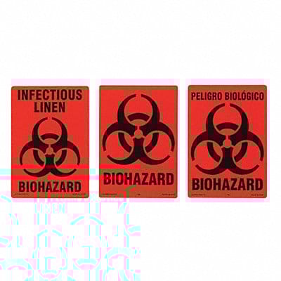 Label 7 in x 10 in Polyester PK5