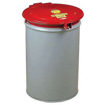Drum Cover Red Steel 55 gal