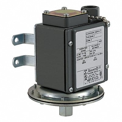 Vacuum Switch 0.8 to 9 Hg Stndrd/Reverse