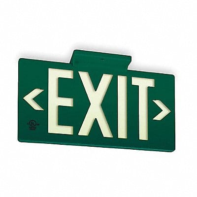 D6992 Exit Sign 8 3/4 in x 15 3/8 in Plastic
