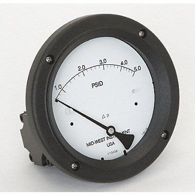 D0758 Pressure Gauge 0 to 5 psi
