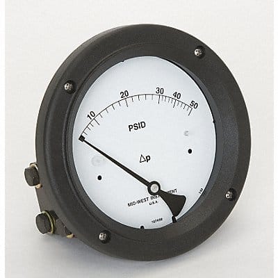 D0751 Pressure Gauge 0 to 50 psi