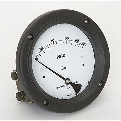 D0751 Pressure Gauge 0 to 100 psi