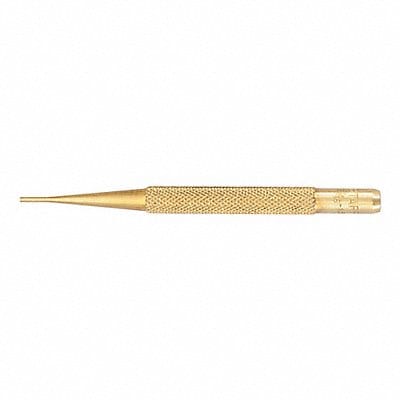 Brass Drive Pin Punch 1/16 In Tip 4 In L