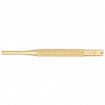 Brass Drive Pin Punch 5/32 In Tip 4 In L