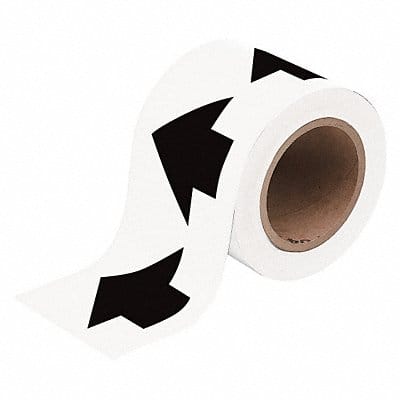 D3614 Arrow Tape White 4in W 90ft Roll L