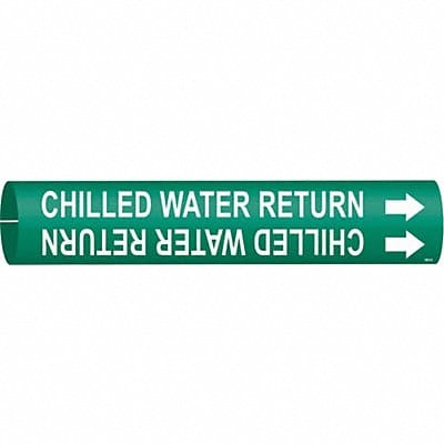 Pipe Marker Chilld Water Retrn 13/16in H