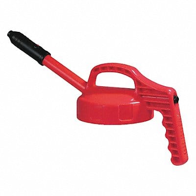 G3513 Stretch Spout Lid w/0.5 In Outlet Red