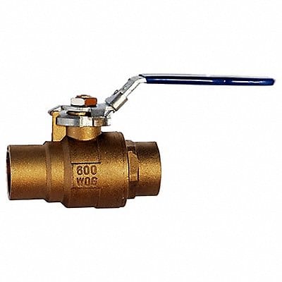 Brass Ball Valve Inline Sweat 2 in
