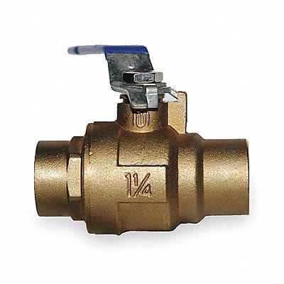 Brass Ball Valve Inline Sweat 3/4 in