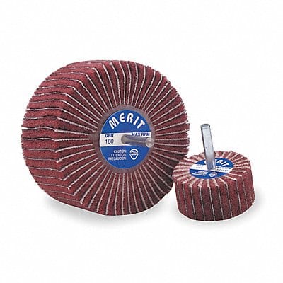 Flap Wheel 2 in Dia 1 in W P120 Grit