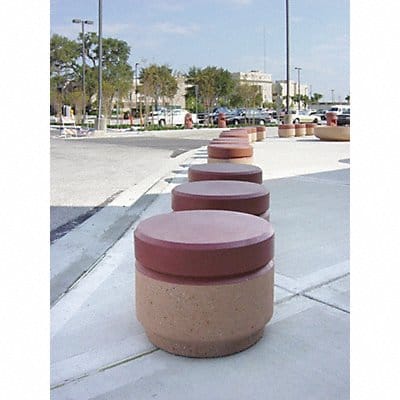 Decorative Bollard 19 in H Beige