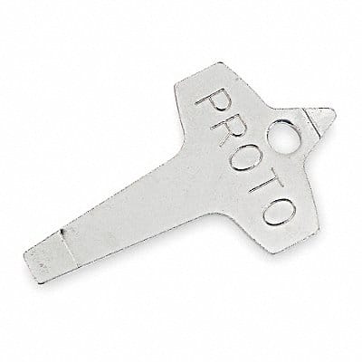 Keychain Slotted Screwdriver 3/16 in