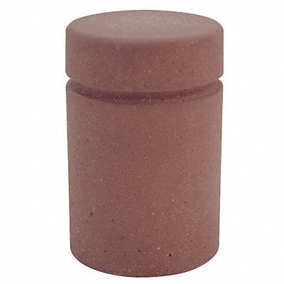 Decorative Bollard 19 in H Red Concrete