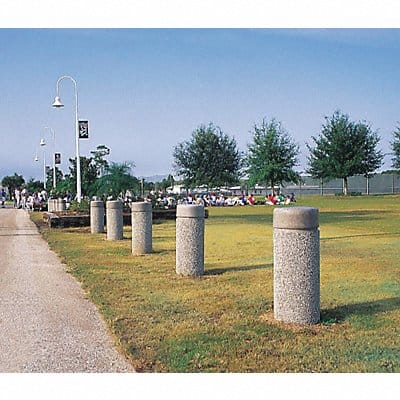 Bollard Round 18in.Lx18in.Wx48in.H