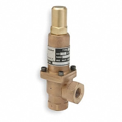 Pressure Relief Valve 1/2In 50psi Bronze