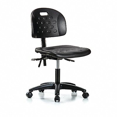 Poly Chair Low Tilt Casters Black