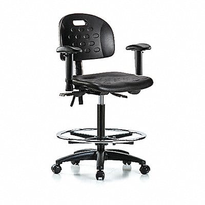Poly Chair Hi Tilt AA FR Cast Blk