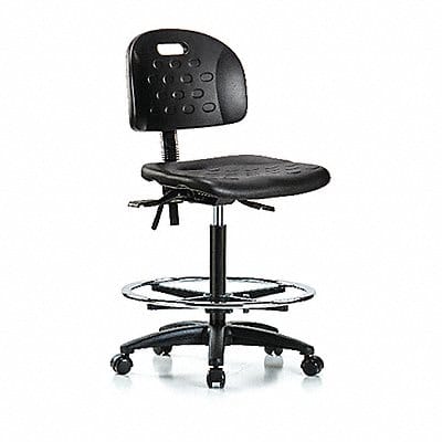 Poly Chair High FR Casters Black