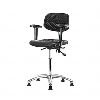 Poly ESD Chair Med Bench Arms Glides