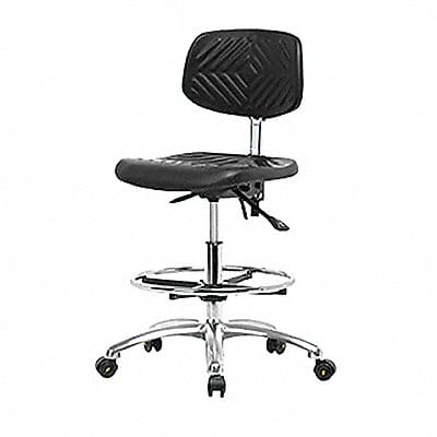 Poly ESD Chair Med Foot Ring Casters