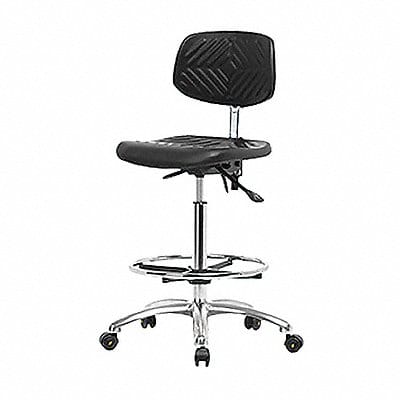 Poly ESD Chair High FR Tilt Casters Poly ESD Chair High FR Tilt Casters