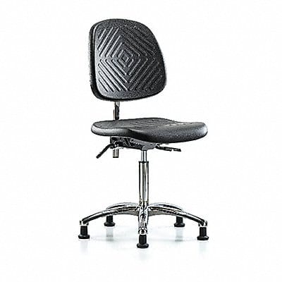 Poly CR Chair Med Med Back Stat Blk