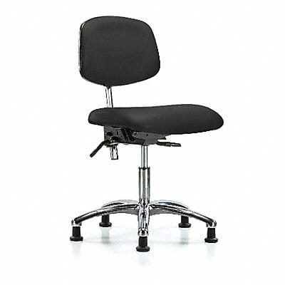Vinyl CR Chair Low Tilt Stat Blk