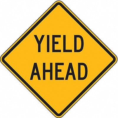 Yield Ahead Traffic Sign 24 x 24