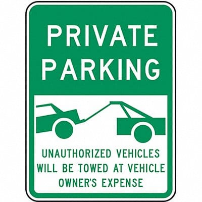 Private Parking Sign 24 x 18