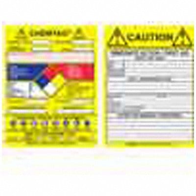 Tag 5 3/4 in H 7 5/8 in W Plastic PK100