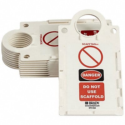 Tag Holder 11 1/4in H 6in W Plastic PK10