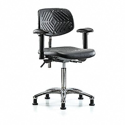 Poly CR Chair Med AA Stat Blk