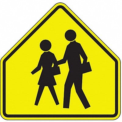 School Crossing Traffic Sign 30 x 30